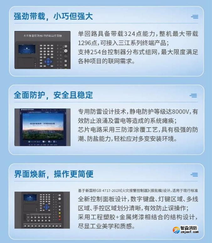 三江JB-QBL-A104新一代壁挂式亚星(官方网)平台·游戏登录入口主机特点